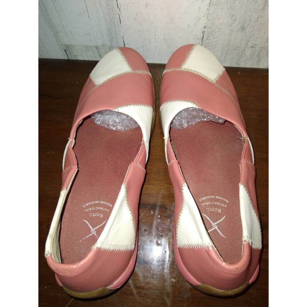 Patchwork Leather Women's Slip-On Shoes - Picture 8 of 11